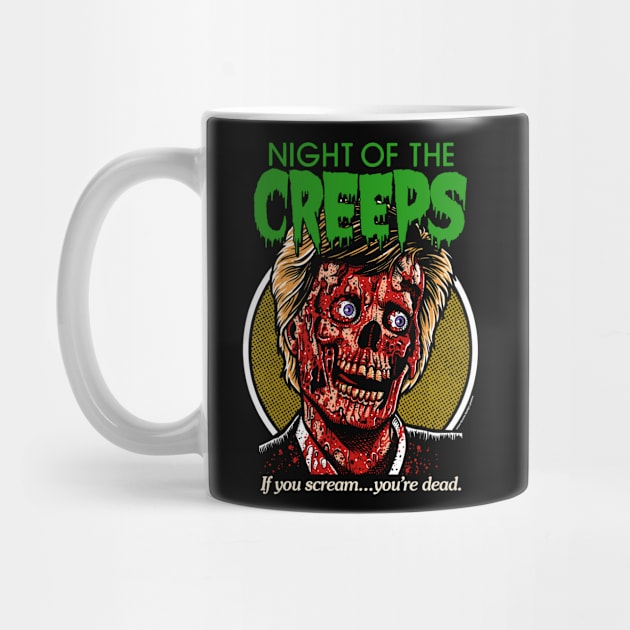 Night Of The Creeps, horror, 80s, cult classic by PeligroGraphics